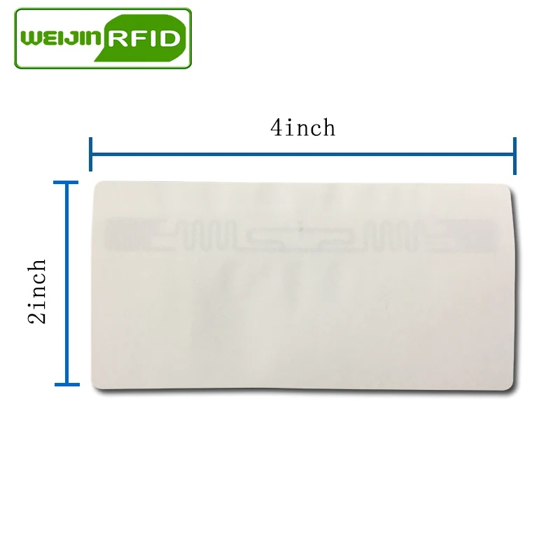 Rfid-метка UHF наклейка Alien 9640 бумага с покрытием EPC6C 915mhz868mhz860-960MHZ H3 2000 шт Бесплатная