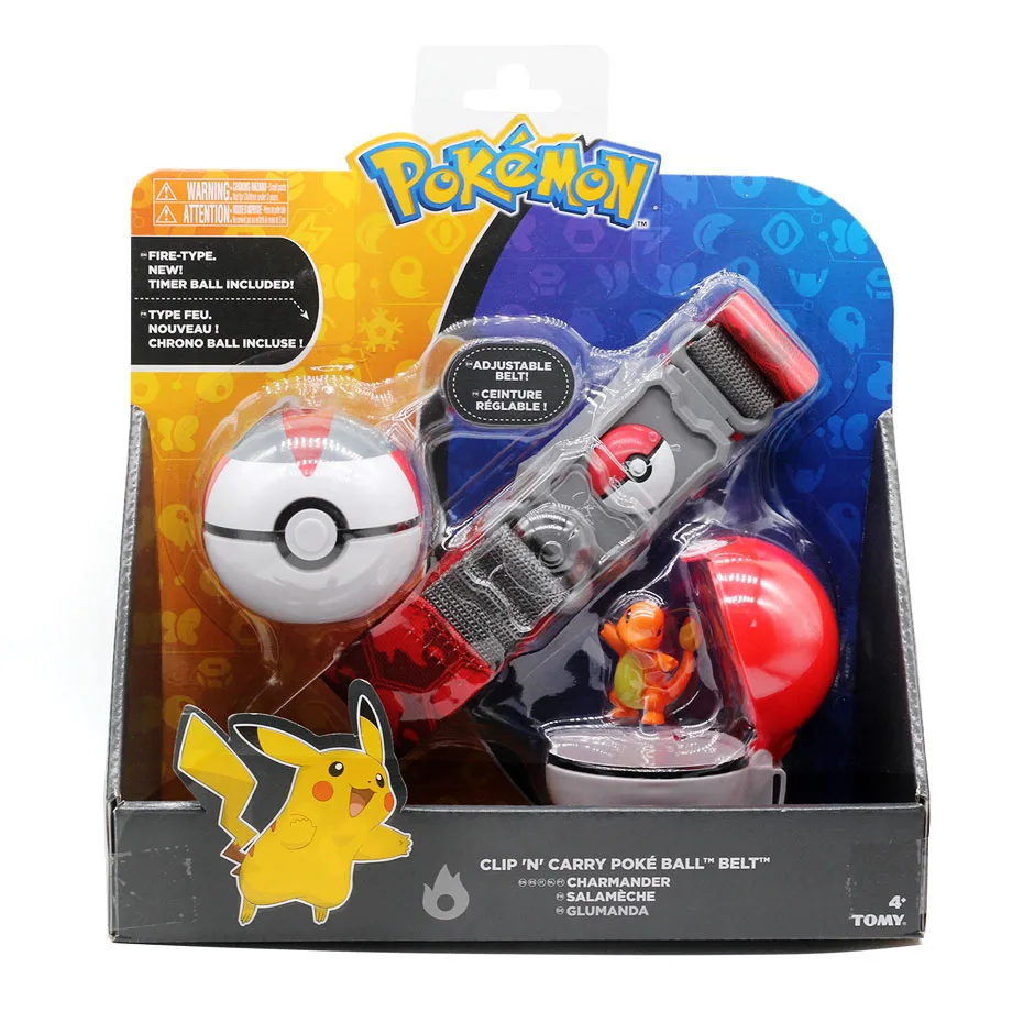 Покемон ПЭТ эльф мяч Пикачу Детский пояс игрушки покемон подарок для детей на