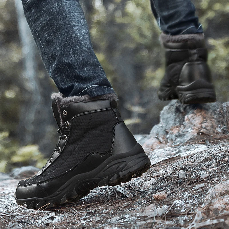 Мужские зимние ботинки MARSON Повседневная Уличная обувь зима 2019 мужские теплые