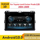2 Гб ОЗУ Android автомобильное стерео для Toyota Prado 120 Land Cruiser 2004-2009 радио навигация GPS мультимедийный плеер головное устройство