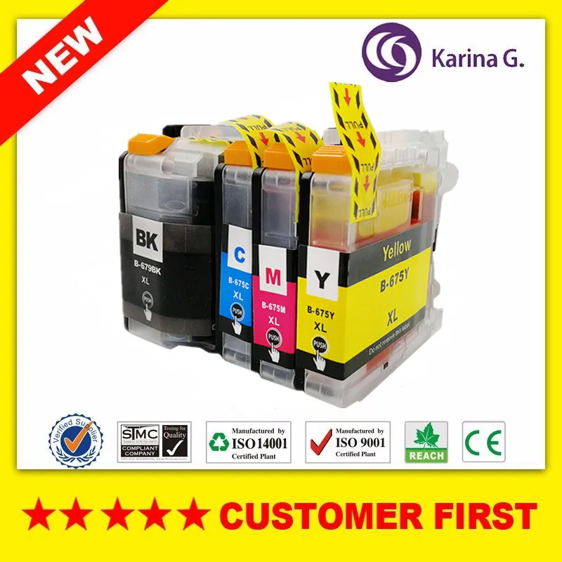 Подходит для принтера Brother LC679 LC675 с чернильным картриджем MFC J2320 J2720|Чернильные