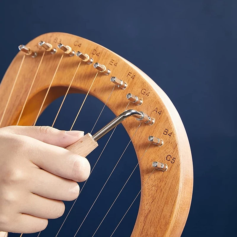 

ZANi Lyre Harp,Greek Violin,10 String Lyra Harp with Carry Bag Tuning Wrench ,for Kids,Beginner,Music Lovers, Adult,Etc