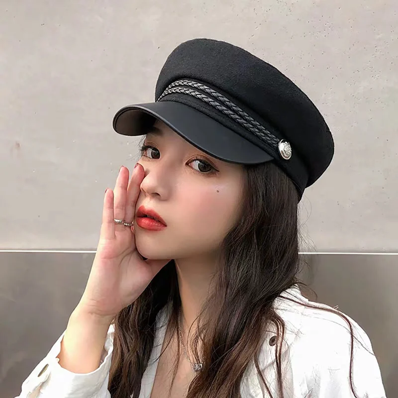 Кепка с плоским верхом и защитой от пота Регулируемая Повседневная хлопковая