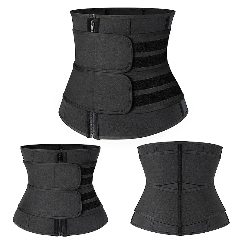 

Neoprene Sauna Shaper Waist Trainer Corset Sweat Slimming Belt for Women Weight Loss Compression Trimmer Workout Fitness