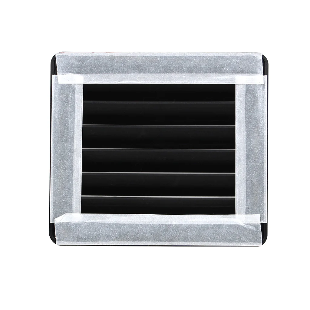 

Louvered Air Vent Grille Cover, 140x126 Mm (5.5'' X 5'') Hood, High Quality ABS