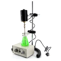 100w 3000rpm dual control mixer electric lab mixer overhead stirrer adjustable churn stir machine blenders laboratory stirrer