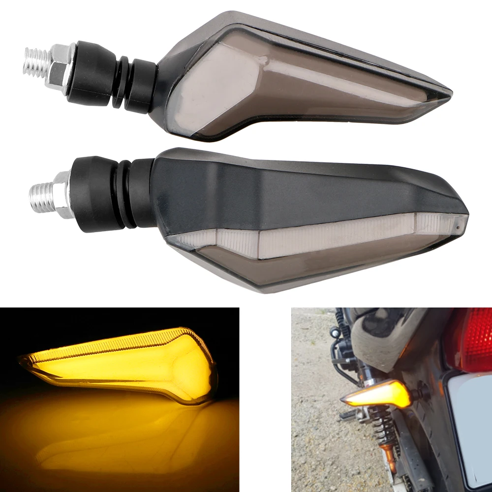 

LEEPEE 12V Motorcycle Turn Signal Lights Rear Side Make Brake Lamps LED Indicator ATV Cafe Racer Chopper Motorbike Accessories