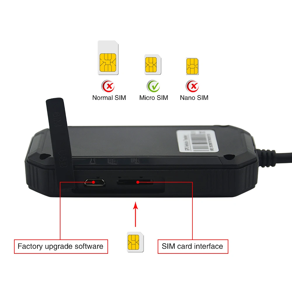 Высокоточный умный GPS-Трекер WCDMA TK300 для автомобиля мотоцикла грузовика GPS-локатор