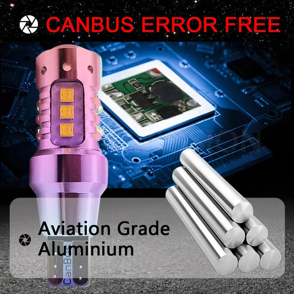 2X высокое Мощность T15 912 921 W16W светодиодный 80 Вт CANBUS 800LM XB-D чип 16XBD лампы для