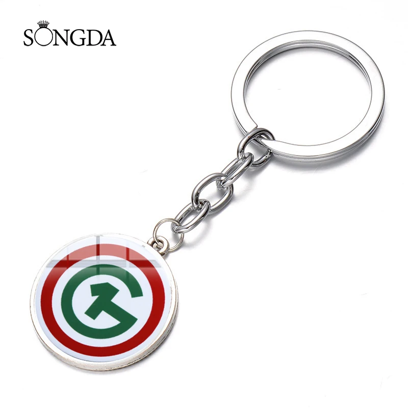 Модный брелок O1G минимализм Венгрия значок напечатанный стеклянный купол