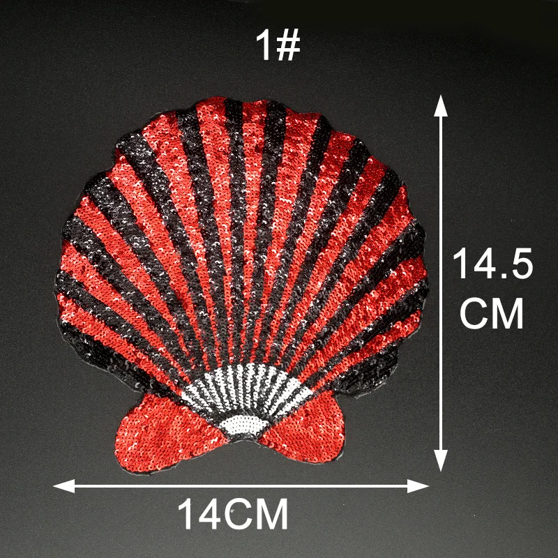 Нашивка с блестками и аппликацией в виде утюга на вышитых заплатках для одежды