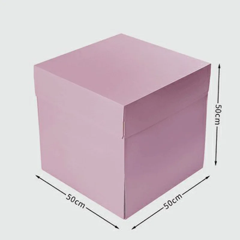 1 шт./лот День Рождения вечерние юбилей сладкий 50x50x50 см упаковочная коробка