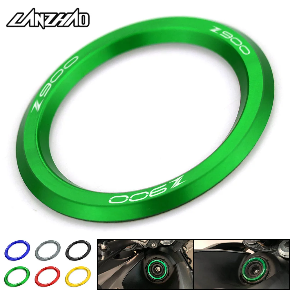 Z900 Motorcycle Ignition Cover Key Switch Ring CNC Aluminum Accessories for Kawasaki Z900 2017 2018 2019 2020