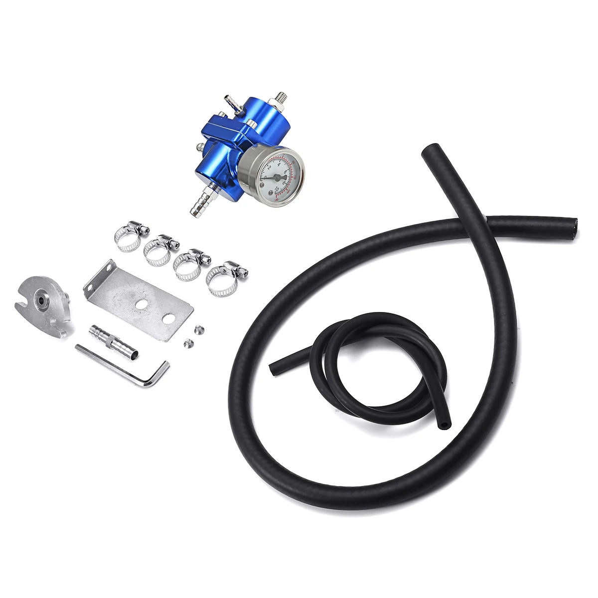 Универсальный алюминиевый регулируемый регулятор давления топлива 3 цвета 0-140