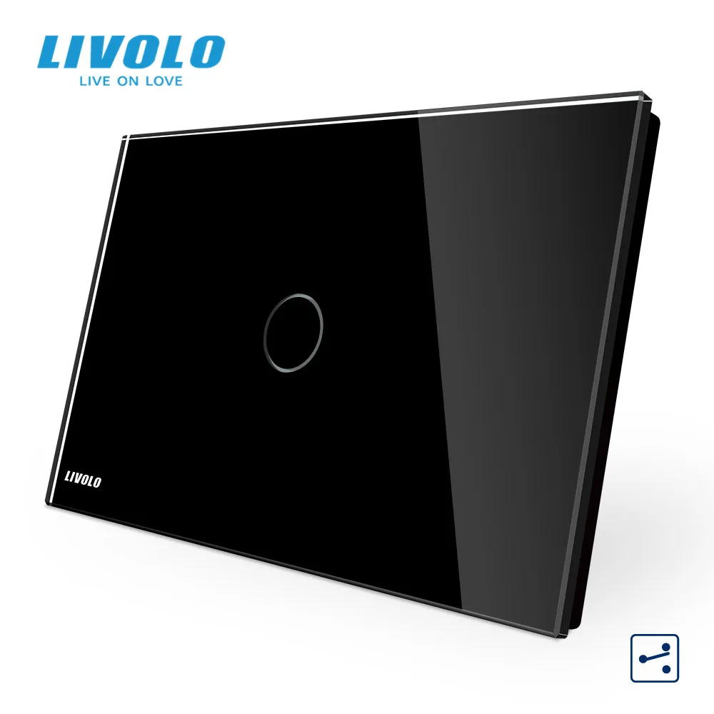 Выключатель настенный LIVOLO C9 с сенсорным экраном двухсторонний перекрестный со