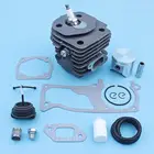 47 мм Комплект прокладок поршня цилиндра для Husqvarna 357 359 357XP бензопилы газовый фильтр штекер игольчатый подшипник 537 15 73 02