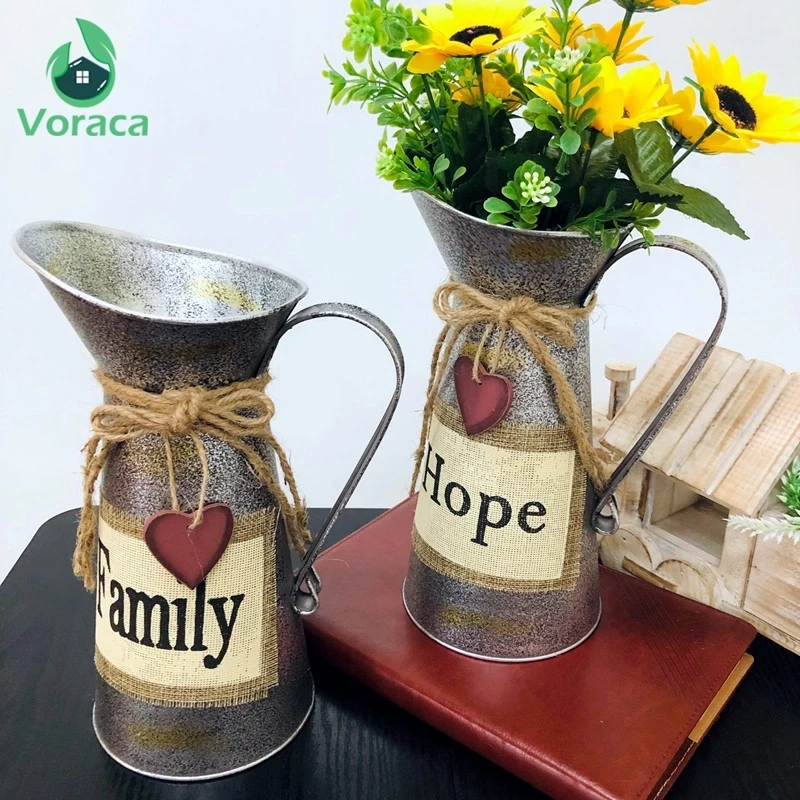 1 шт. железная Цветочная декоративная домашняя ваза железные бутылки вазы для