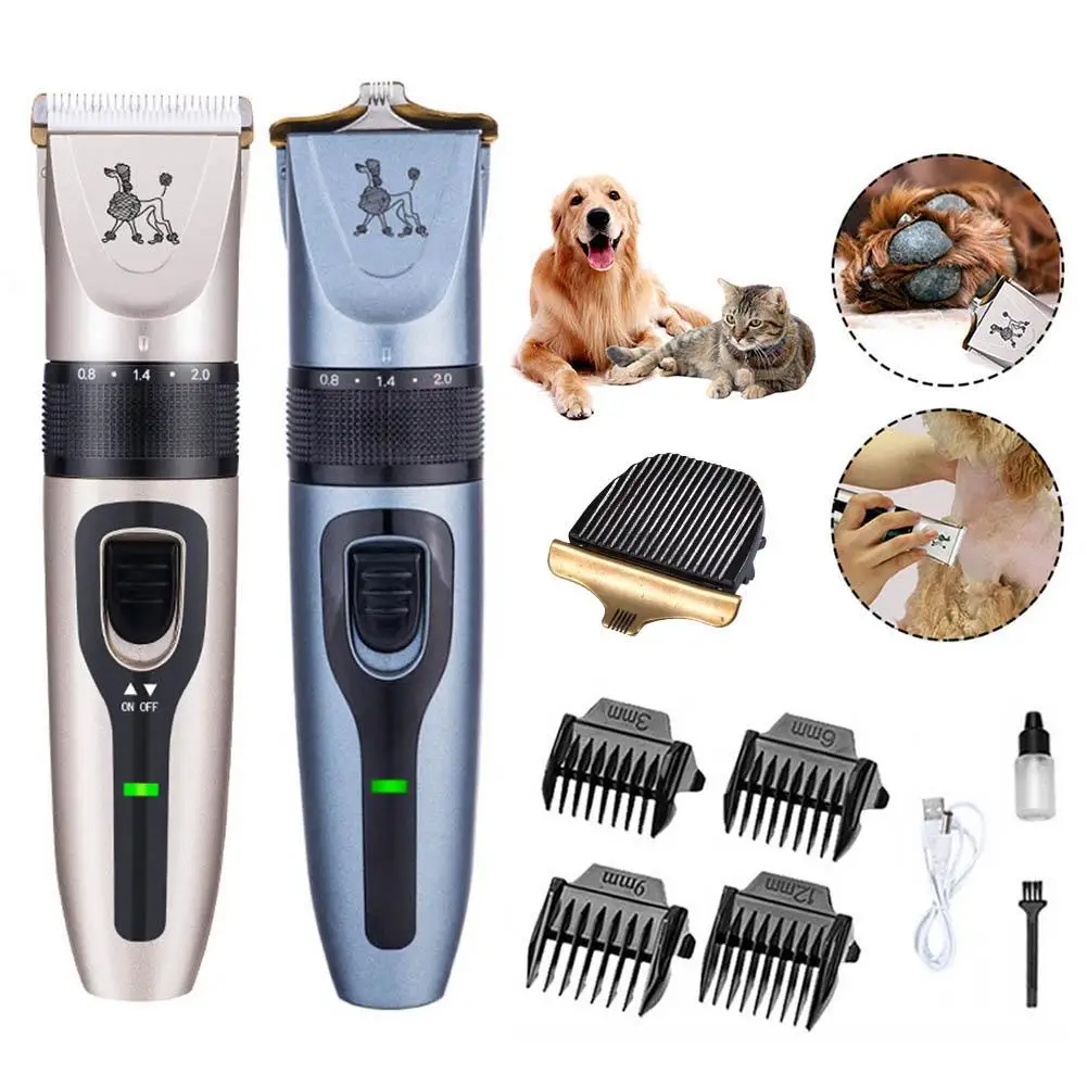 

Электрическая машинка для стрижки домашних животных 2 в 1, набор для ухода за шерстью собак, USB-Машинка для педикюра и кошек, 5 уровней инструм...