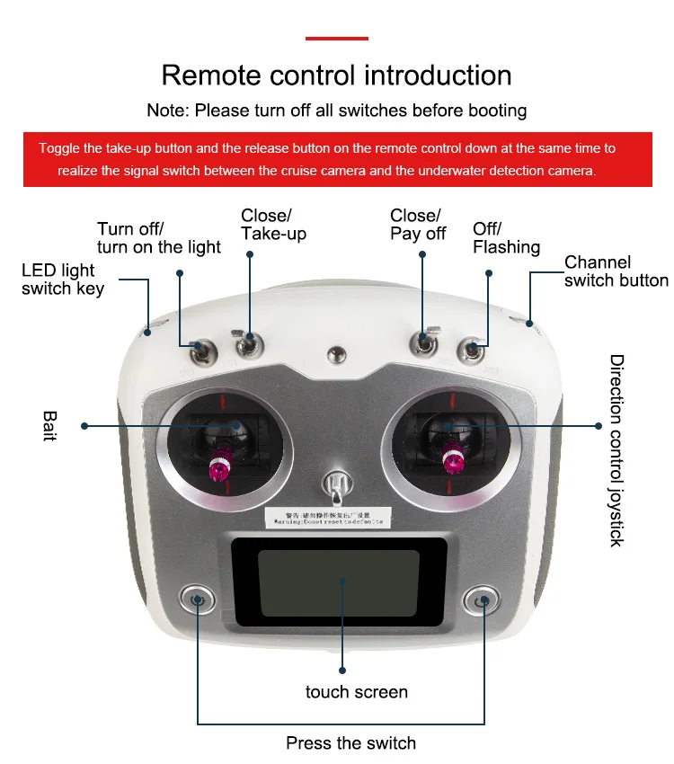 

SYANSPAN Bait Boat Remote Control Boat Visual Fish detector Fishing device Automatic Return Intelligent GPS positioning