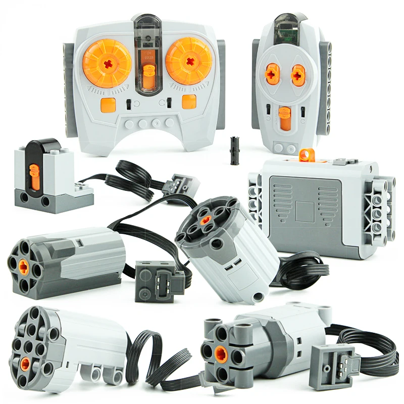 

High-tech Parts Motor Multi Power Functions 8293 8883 Tool Servo Train Motor PF Model Sets Building Blocks Compatible All Brands