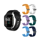 Ремешок 20 мм для Huami Amazfit GTS 2 GTR 42 мм Bip S, мягкий силиконовый спортивный браслет для смарт-часов Xiaomi Haylou LS02