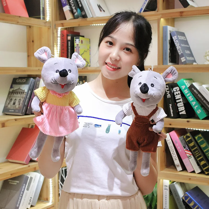 1 шт. мышь плюшевые игрушки супер милая плюшевая игрушка мультяшная крыса мягкая