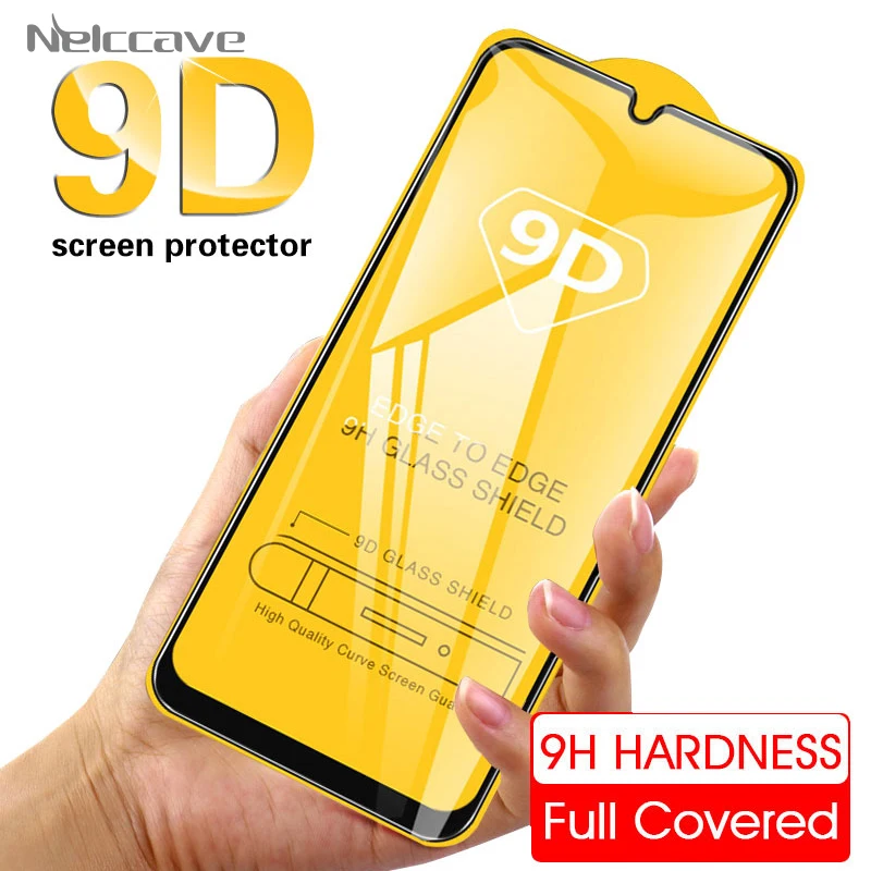 Изогнутое закаленное стекло 9D с полным покрытием защитная пленка для Samsung A10 A20 A30