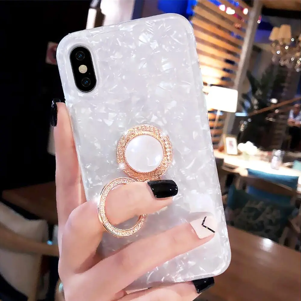 Женский блестящий чехол LAPOPNUT с бриллиантами для Iphone 11 Pro Xs Max Xr X 7 8 Plus 6 6s тонкий