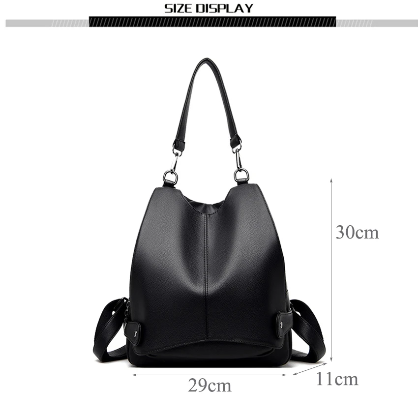

Designer Bag Pack Women Luxury Backpack High Quality Sac A Main Femme Fashion Mochila Antirrobo Mujer Multifunction Shoulder New