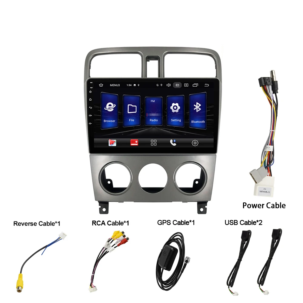 

Eastereggs 2 din android Car Radio Multimedia Player autoradio Aftermarket Navigation GPS system For Subaru Forester 2004-2008