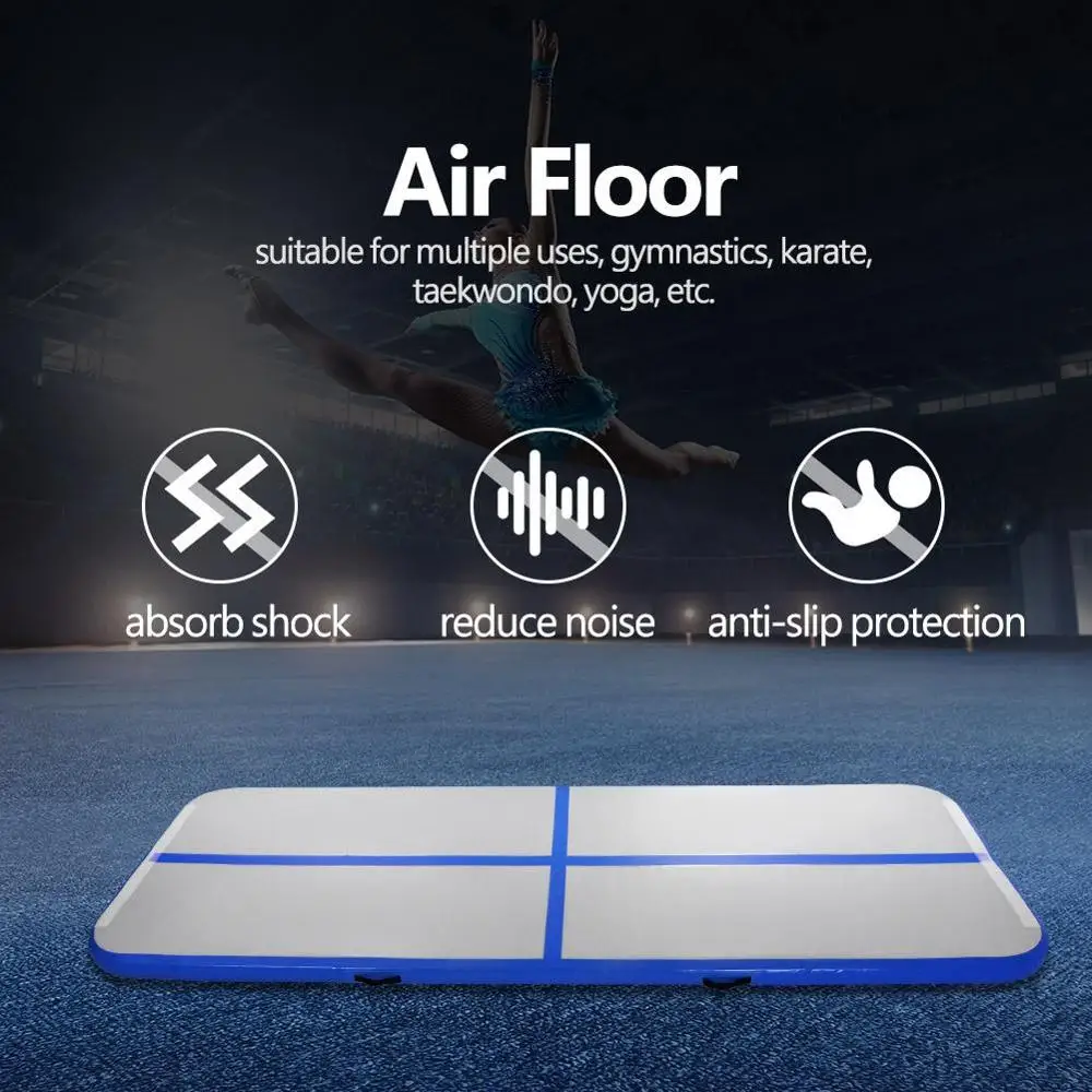 

Large Size Air Track Inflatable Sport Yoga Mat Gymnastics Professional Airtrack Tumbling Mat Air Track Gym Accessories Home Use