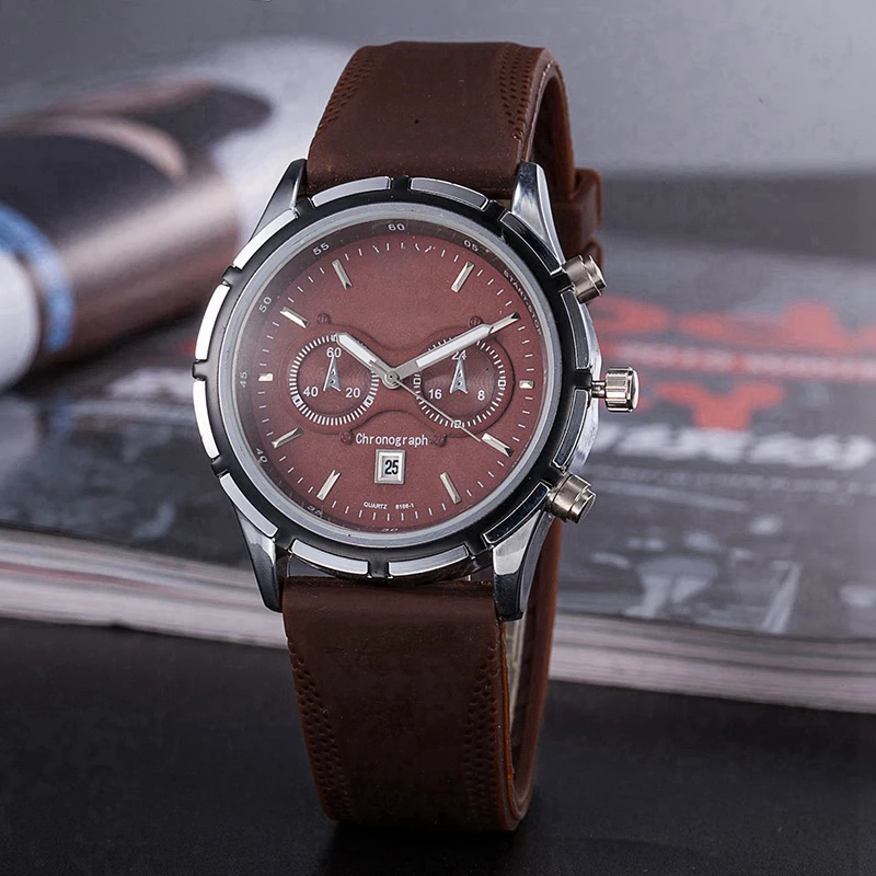 

2021 luxury brand (XINDI) crafted, the boss is wearing a Swiss watch, men and women quartz business casual belt watch