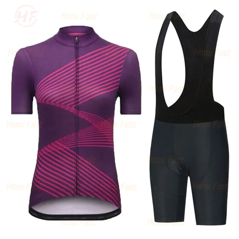 

2021 summer new ladies MTB cycling jersey suit women short-sleeved clothing quick-drying breathable Ropa Ciclismo sportswear