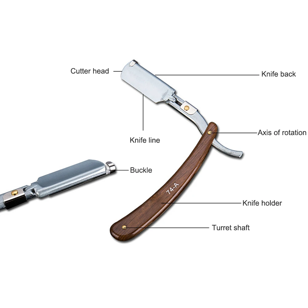 Деревянные мужские парикмахерские бритвы для бритья инструменты парикмахера