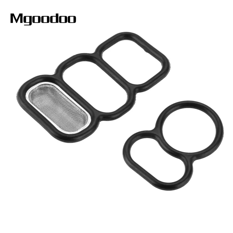 Mgoodoo 15825-P0A-015 VTEC Solenoid Gasket and VTC Filter Fit For 1994-2002 4 cylinder engines Honda accord | Автомобили и