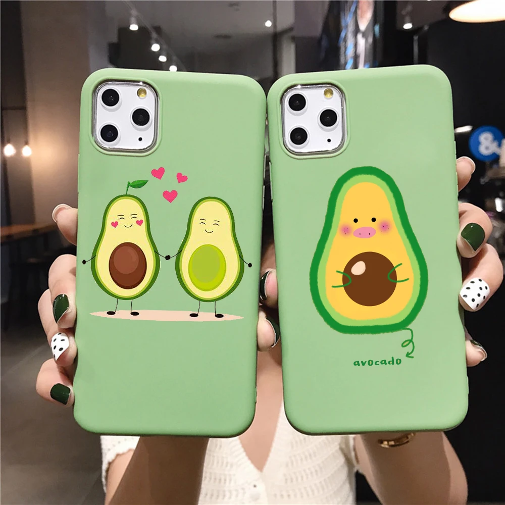 

Чехол PUNQZY для телефона с летними фруктами для iphone 12 PRO XR 11 pro max 7 6s 8 Plus XS MAX, Забавный мягкий чехол из ТПУ с изображением авокадо и фруктов для па...