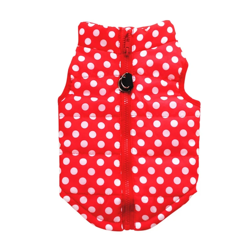 Waterproof Dog Coat Winter Puppy Winter Vest Clothes Small Dog Vest Jacket Chihuahua Yorkie Clothing Pet shop Sleeveless Zipper