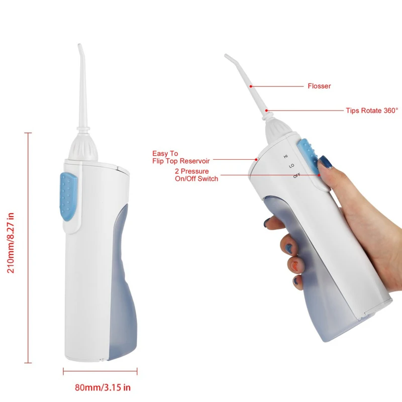 Портативный ирригатор полости рта струйный для зубов|Ирригаторы рта| |