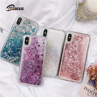 for samsung s7 edge s8 s9 s10 plus note 8 9 10 pro for iphone 11 pro max 7 8 6s plus xs max xr liquid glitter dynamic phone case