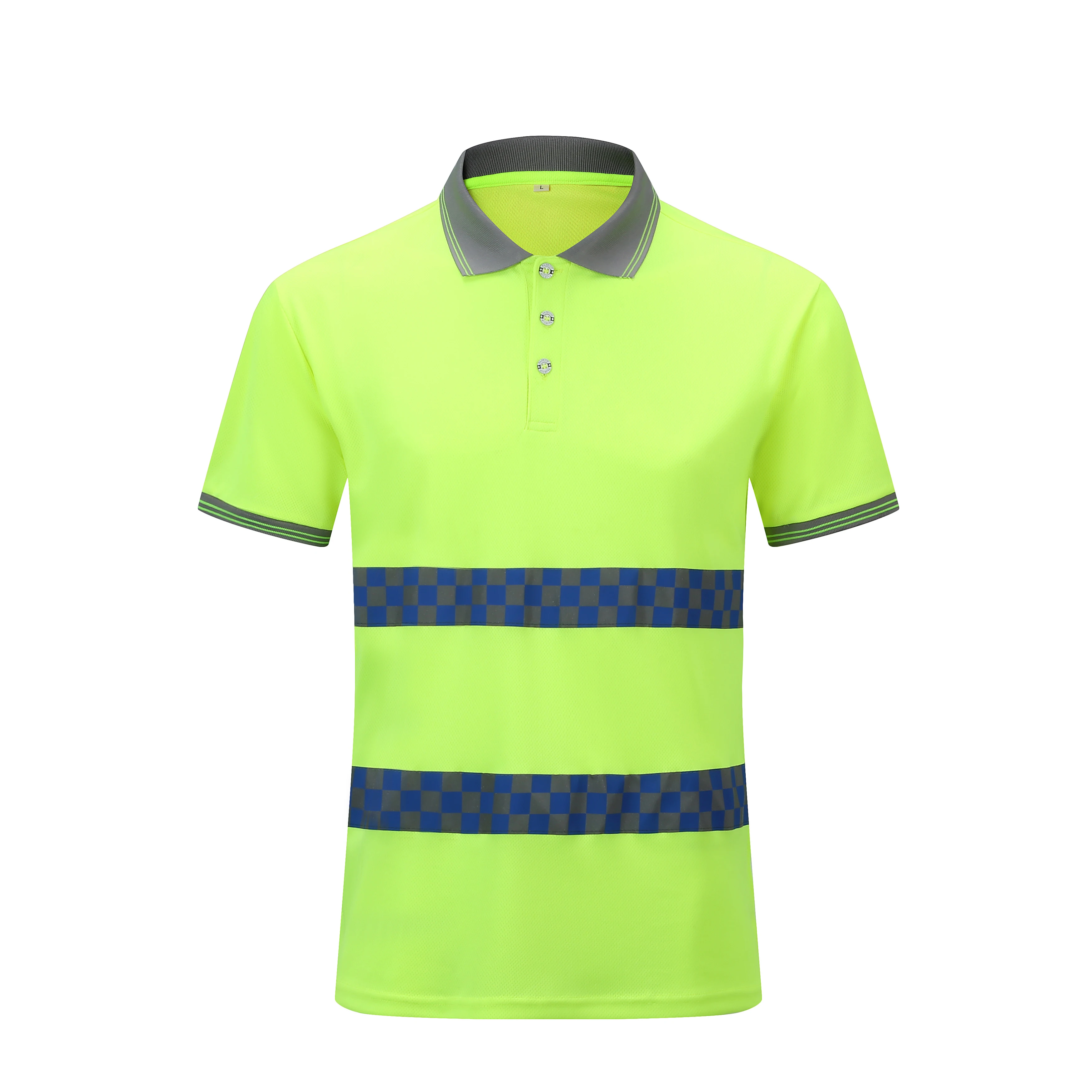 Летняя рубашка высокая видимость защитная Рабочая Рубашка дышащая рабочая