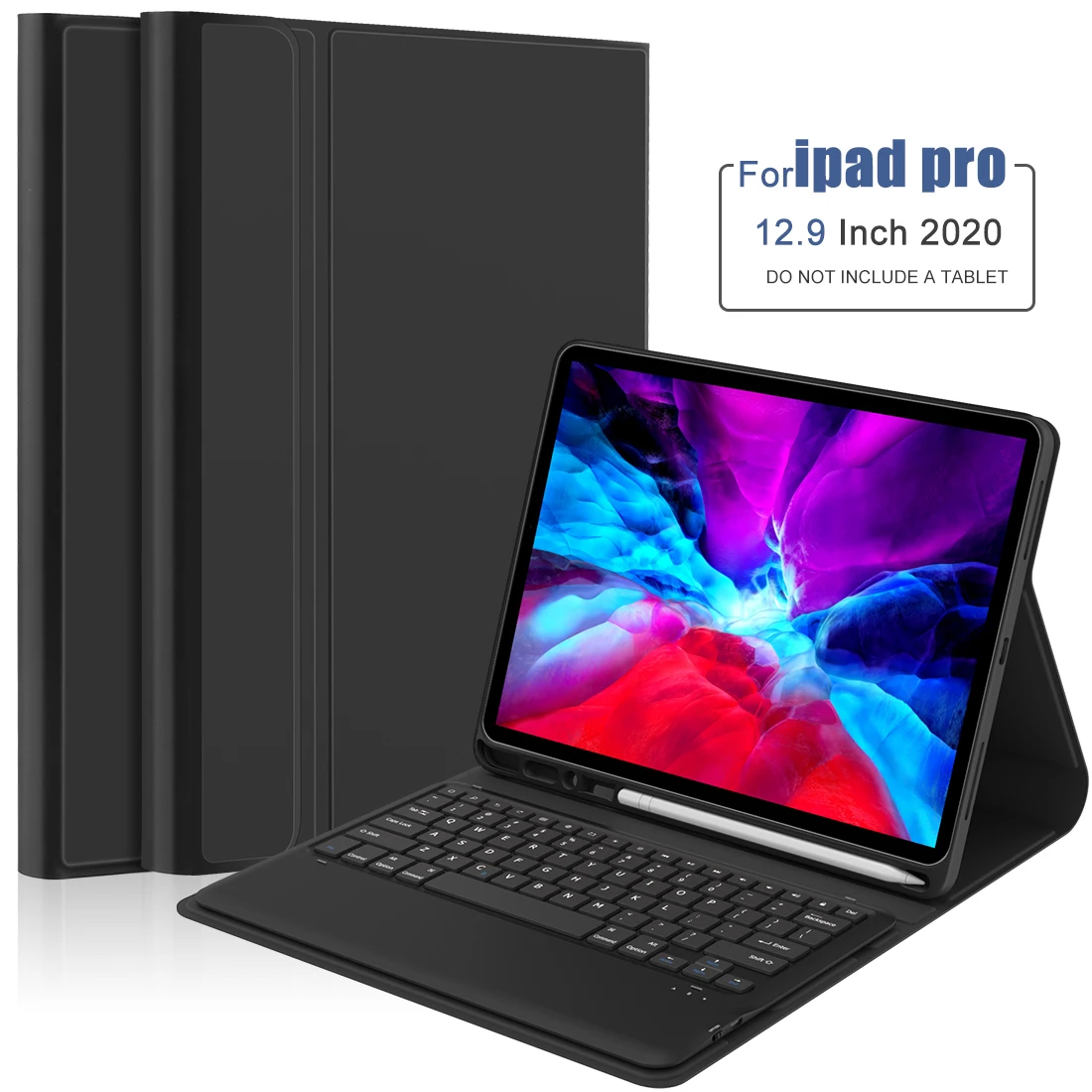 Для iPad Pro 12 9 2020 чехол из кожи США французский спэйниш Bluetooth клавиатура откидная