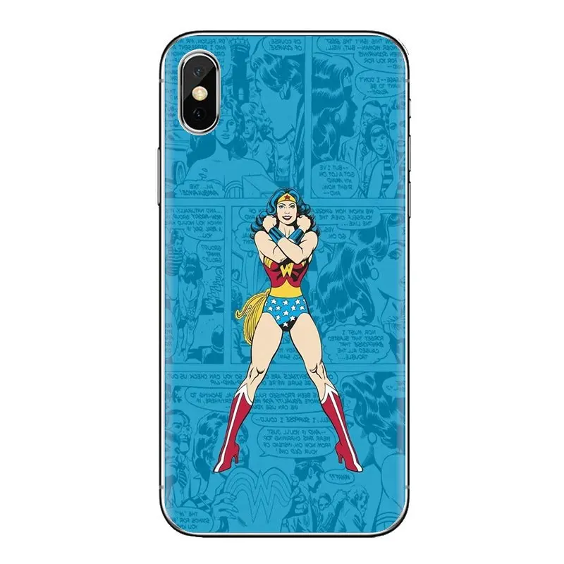Для Xiao mi 6 A1 Max x 2 5X 6X Red Note 5 5A 4X 4A A4 4 3 Plus Pro прозрачные мягкие чехлы Чехлы dc Wonder Woman |