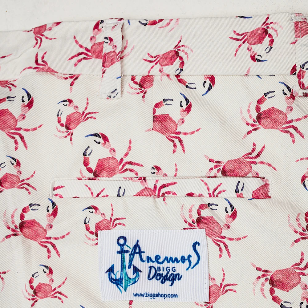 

AnemosS Crab Patterned Men's Shorts S
