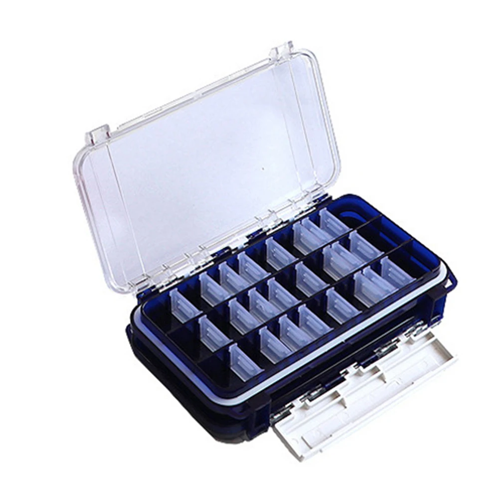 Водонепроницаемая коробка для рыболовных снастей двухсторонняя приманки