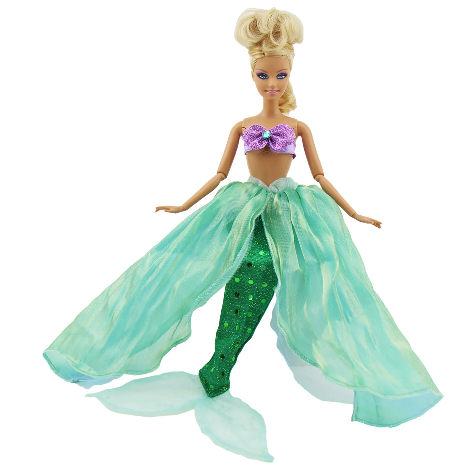 Высокое качество один комплект Сказочный хвост русалки вечернее платье юбка