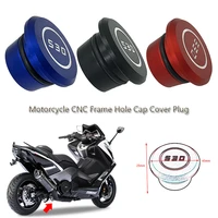 t max530 frame hole cap cover plug cnc aluminum for yamaha t max tmax 530 tmax530 2005 2011 2012 2013 2014 2015 2016 motorcycle