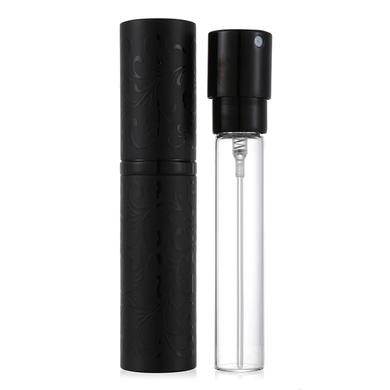 Многоразовый флакон для духов с ротанговым узором 10 мл портативный вращающийся