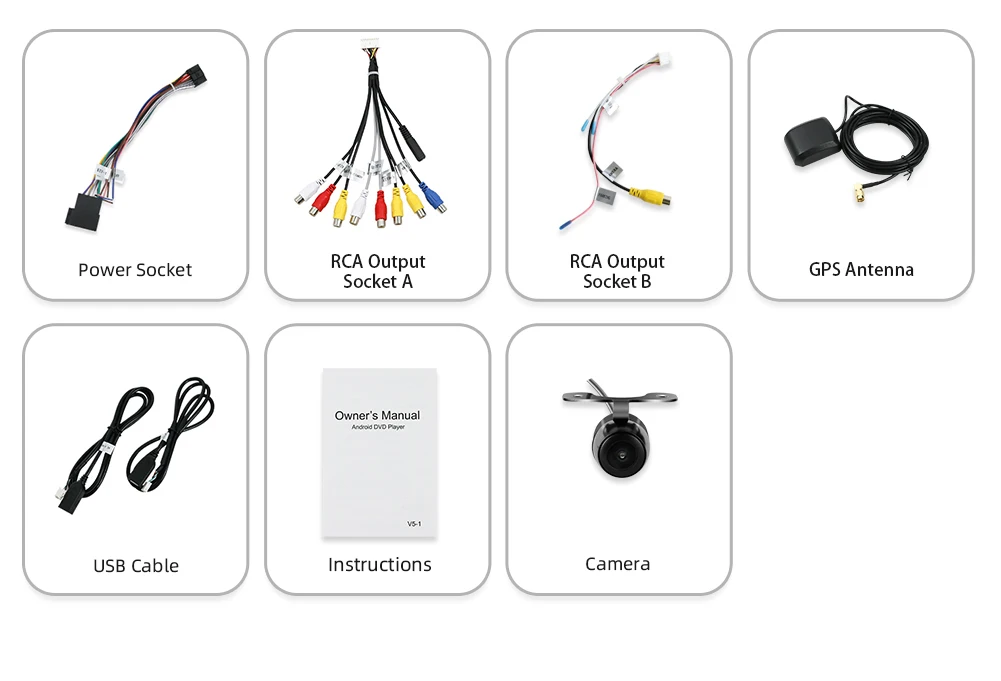 Автомагнитола 2 Din стерео Android 10 0 четырехъядерный процессор ГБ + 32 BT Wi Fi GPS