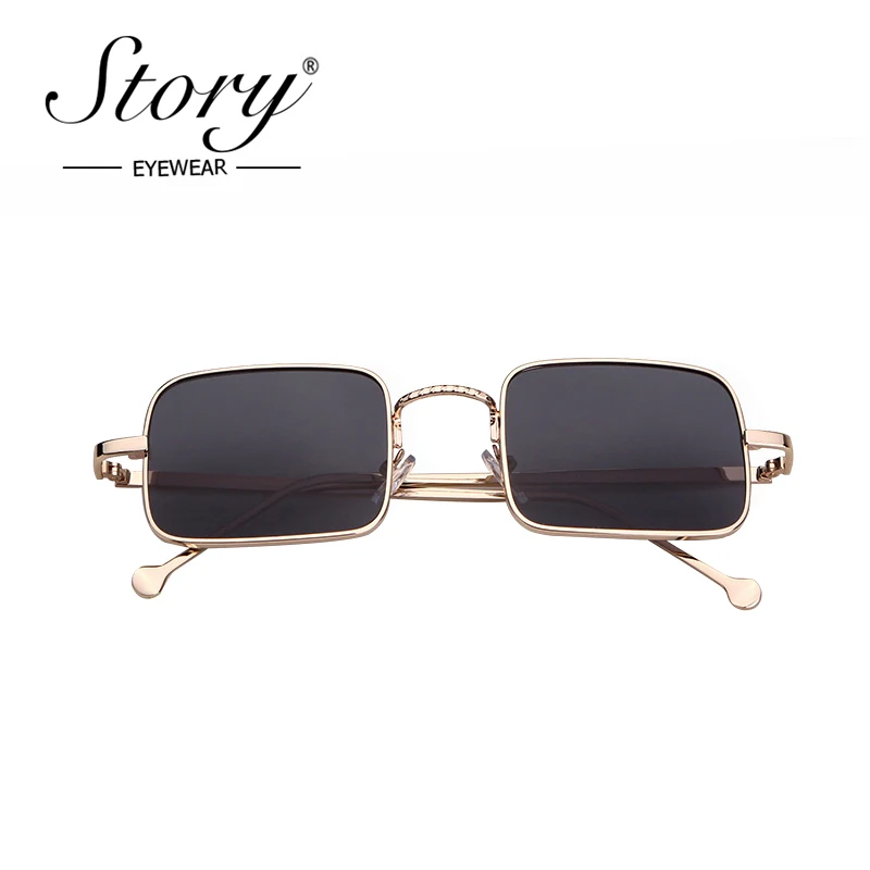 Квадратные Солнцезащитные очки STORY S6297 для мужчин и женщин винтажные маленькие