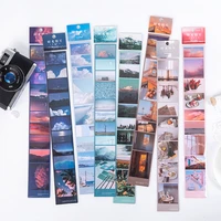 fantasy sky holiday time memory deco stickers aesthetic bullet journaling accessories ins style masking tape stickers stationery